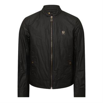 Belstaff Mens Kelland Wax Jacket in Black - Size X-Small