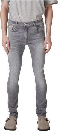 Iceberg Lichtgrijze Skinny Jeans - Heren - Skinny Jeans - Grijs - W40 - Jeans