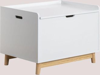 Sklum Ba&uacute;l Juguetero En Mdf Y Madera De Pino Tom Kids Sklum