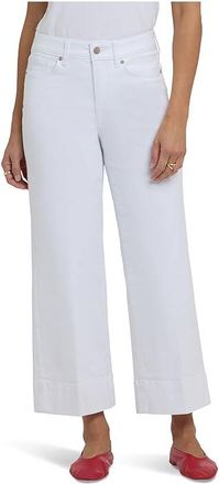 NYDJ Teresa Ankle Jeans in Optic White Womens Clothing Optic White : 10 27, Cotton/Denim/Elastane