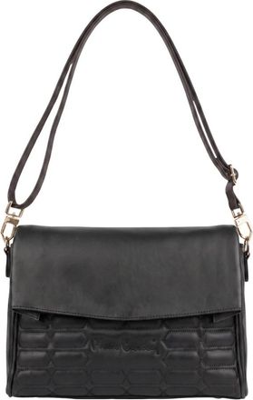 Pierre Cardin Schoudertas - Dames - Schoudertassen - Zwart - ONE Size - Leer - Tassen