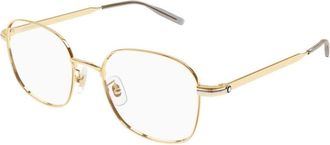 Montblanc Mens Black Square Eyeglass Frames MB0238OK 001