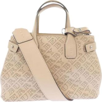 Burberry Pre-owned Shoulder Bag - Dames - Vintage Handtas - Beige - ONE Size - Leer - Vintage