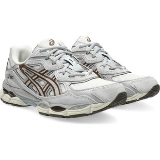 Asics GEL-NYC Sneaker in Cream/Cement Grey at Nordstrom, Size 11.5