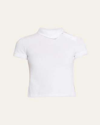 A.W.A.K.E. Collared Tennis Top