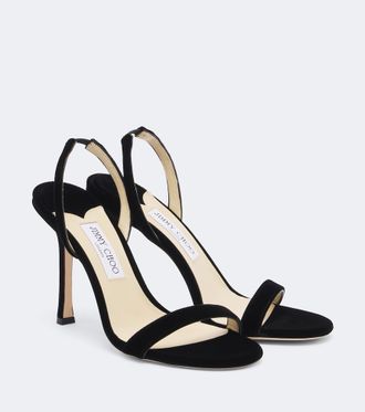 Jimmy Choo London Sandalias Jenn de terciopelo