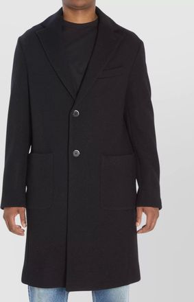Barena lanoso coat wool peak lapels
