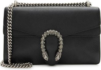 Gucci Black Crystal & Leather Dionysus Medium Shoulder Bag (Authentic Pre-Loved)