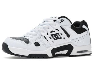 DC AT-2 Mens Skate Shoes White/Black : 11.5 D - Medium, Leather/Synthetic