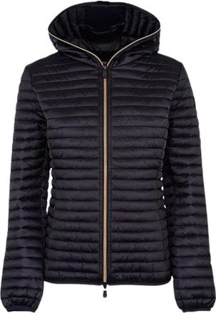 Save The Duck Hooded Jacket D33620W-Iris 22-10000 - Dames - Winterjassen - Zwart - XS - Jassen