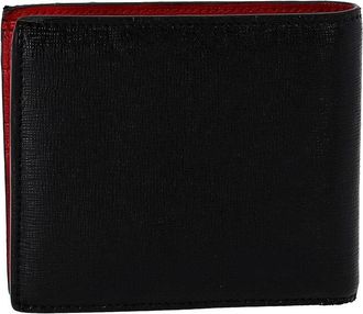 Fendi Fendi Black Sheep Leather Monster Bifold Compact Wallet (Authentic Pre-Loved)