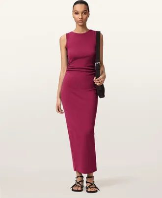 AllSaints Katarina Bodycon Maxi Dress