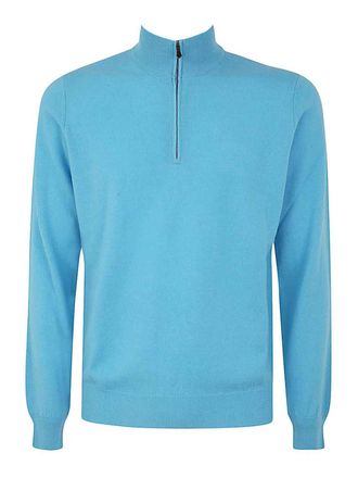 FILIPPO DE LAURENTIIS Half Zipped Sweater Wool Cashmere