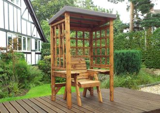 Charles Taylor Trading Wentworth Single Arbour Grey in Brown