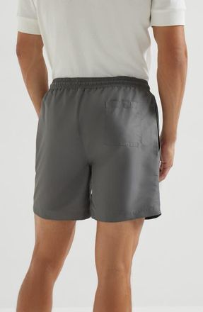 Brunello Cucinelli Swimsuit in Grey at Nordstrom, Size Xx-Large Eu