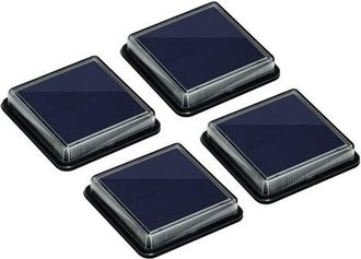 OEM Juego De 4 Luces Solares De Jard&iacute;n Impermeables Ip68, Iluminaci&oacute;n De Seguridad Autom&aacute;tica, Aptas Para Jardines, Escaleras, Carreteras, Caminos, Entrad