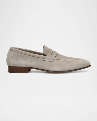 Donald J Pliner Men & apos;s Jayce Suede Penny Loafers