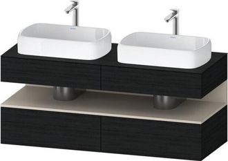Duravit Qatego Consola Mueble Bajo Lavabo, 2 Extensiones, 2 - Duravit