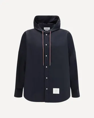 Thom Browne Nylon cotton hooded Jacket Male 2