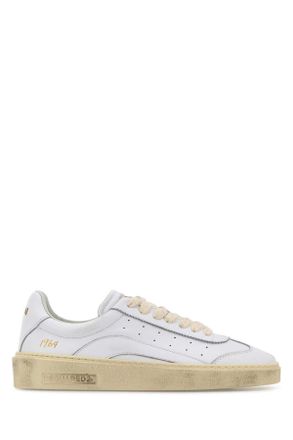Dsquared2 White Leather Rider Sneakers