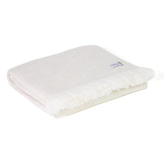 Les Jardins de la Comtesse Manta ligera de cachemir y lana beige 130 x 230 cm