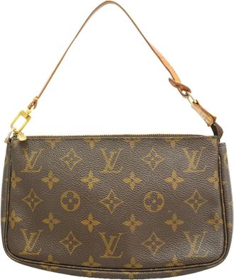 Louis Vuitton Brown Pouch (Pre-Owned)