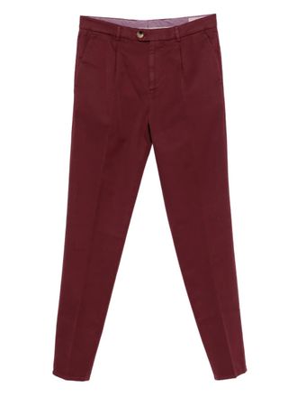 Brunello Cucinelli Pantaloni pliss&eacute; - Rosso