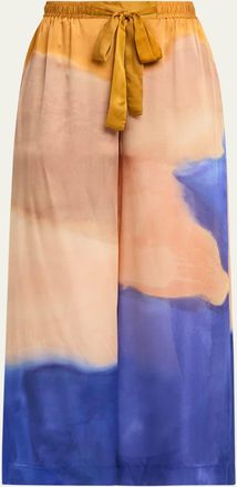 Ulla Johnson x Helen Frankenthaler Julien Silk-Chiffon Pants