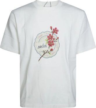 Dr&ocirc;le de Monsieur T-Shirts - Heren - T-shirts - Wit - M - Tops