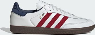 adidas Originals ADIDAS Originals Mens Samba OG Shoes - White/Multicolour Leather - Size UK 6