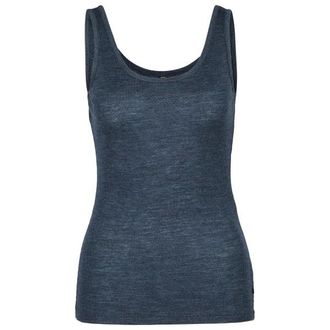 Stoic MerinoRib RonnebySt. Tank Merinoshirt f&uuml;r Damen | blau