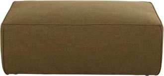 Maisons du monde Puf para sofá modular verde caqui