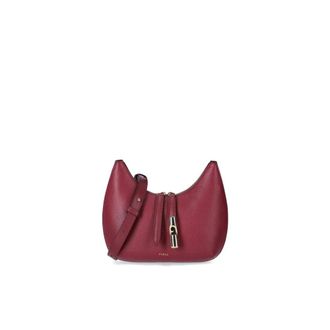 Furla Tassen, Dames, Rood, ONE Size, Leer, Goccia S Crossbodytas