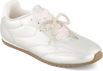 Andrea Womens Urban Comfort Sneakers In Silver