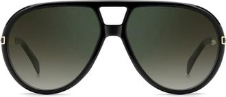 Eyewear by David Beckham DB 99 Voyager Zonnebril - unisex - Accessoires - Zwart - Maat: 61 MM Nylon