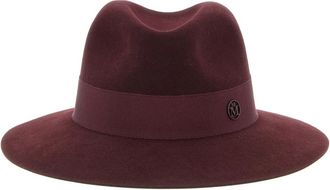 Maison Michel Henrietta Hat - Dames - Hoeden - Bruin - M - Accessoires