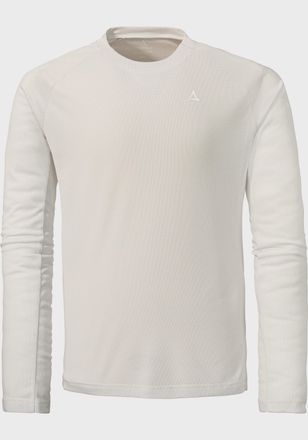 Sch&ouml;ffel Funktionsshirt SCH&Ouml;FFEL Mountain Longsleeve Style Blaueis MNS, Herren, Gr. 48, beige (9040, natur), Oberstoff: 100% Polyester, Rundhals, Shirts Funkti