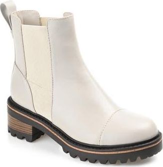 Journee Collection Journee Colleciton Mirette Lug Sole Chelsea Boot in Grey at Nordstrom Rack, Size 6.5