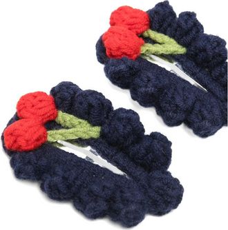 Stine Goya Cherr Hair Clips - Blue