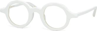 Masahiromaruyama Mm-0067 Optisch Montuur - unisex - Brillen - Wit - 42 MM - Accessoires
