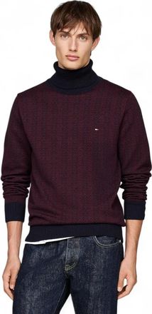 Tommy Hilfiger Turtleneck - Heren - Coltruien - Rood - M - Truien & Vesten