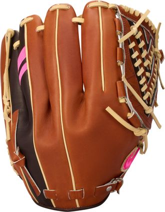 Nike SHA|DO Elite J Series Baseball V-Web Fielding Glove (Right-Handed Throw) in Brown | N1015112-263