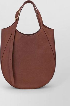 Longchamp leather xl shopper bag