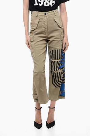 Dior Pantaloni Cargo con Fantasia FLOWER POP Dior