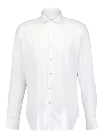 Boglioli long-sleeve button-fastening shirt - 0101 WHITE