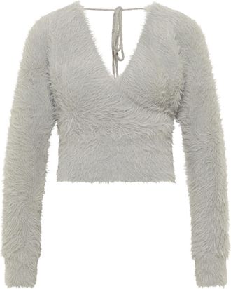 Faina Gebreide trui Dames grijs