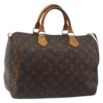 Louis Vuitton Pre-owned Speedy 30 Handtas - Dames - Pre-owned - Bruin - Maat: ONE Size Leer
