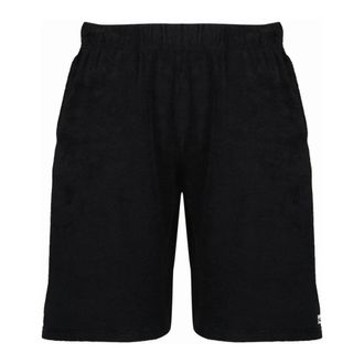 Courr&egrave;ges Casual Shorts, male, Black, Size: S Terry Logo-Detail Shorts