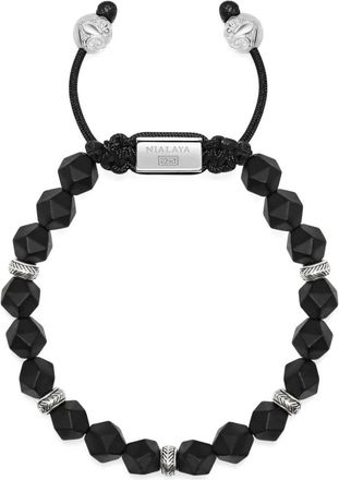 Nialaya Bracciale con perline - Argento