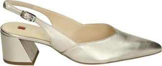 H&ouml;gl Sling-back Laura - Dames - Pumps - Beige - 37 EU - Leer - Schoenen